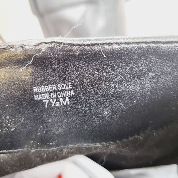 Ann taylor black leather riding boots size 7.5 Brody - Picture 8 of 12